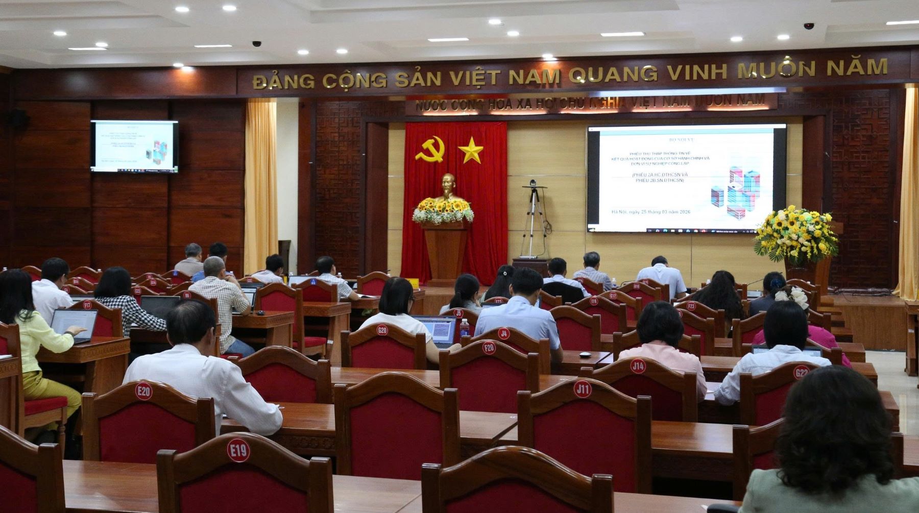 Tập huấn điều tra cơ sở hành chính, sự nghiệp năm 2026