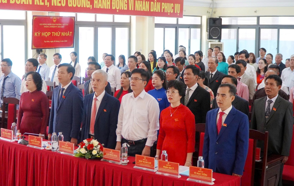 Kỳ họp thứ Nhất, HĐND phường Tuy Hòa khóa II, nhiệm kỳ 2026-2031