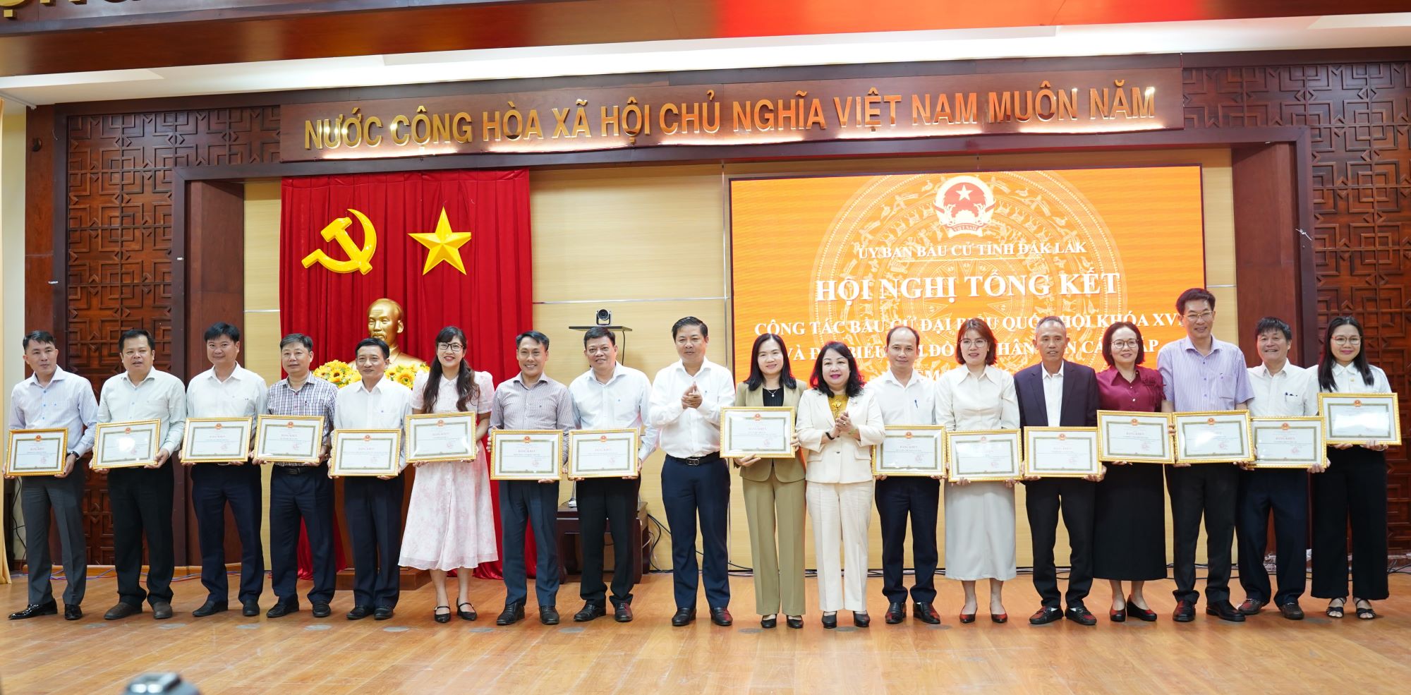 Tổng kết công tác bầu cử đại biểu Quốc hội khóa XVI và đại biểu HĐND các cấp nhiệm kỳ 2026-2031