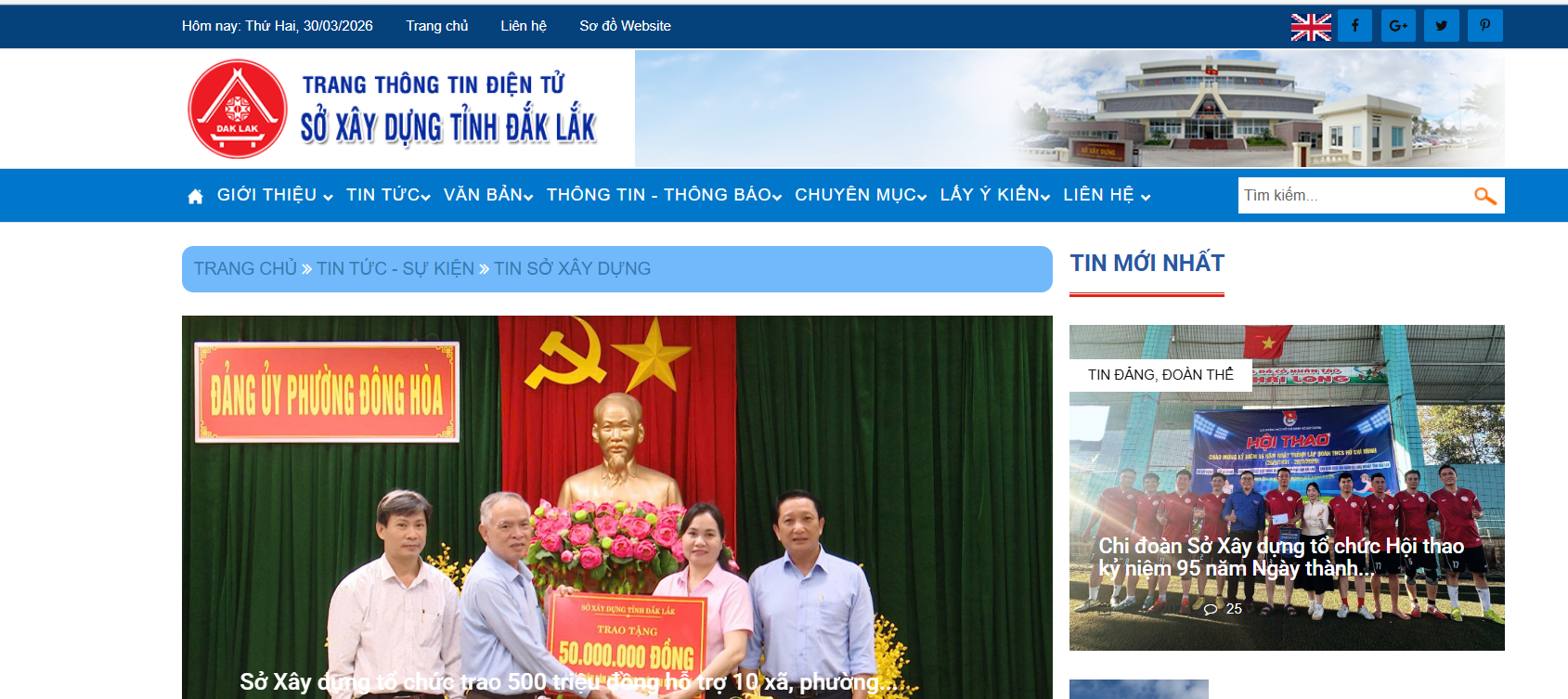 Sở Xây dựng chính thức vận hành hệ thống chuyển đổi giọng nói AI