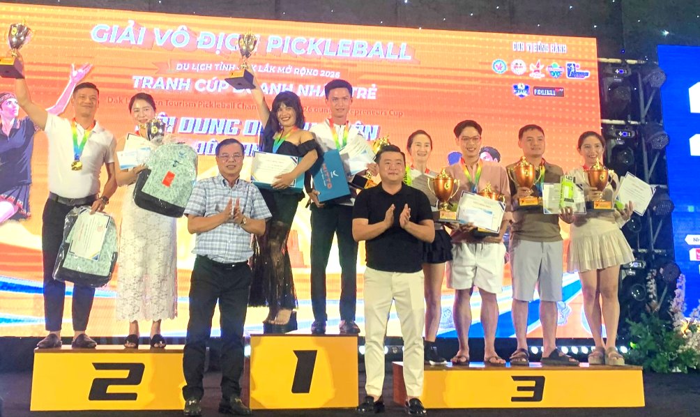 Bế mạc Giải Pickleball Du lịch tỉnh Đắk Lắk mở rộng năm 2026
