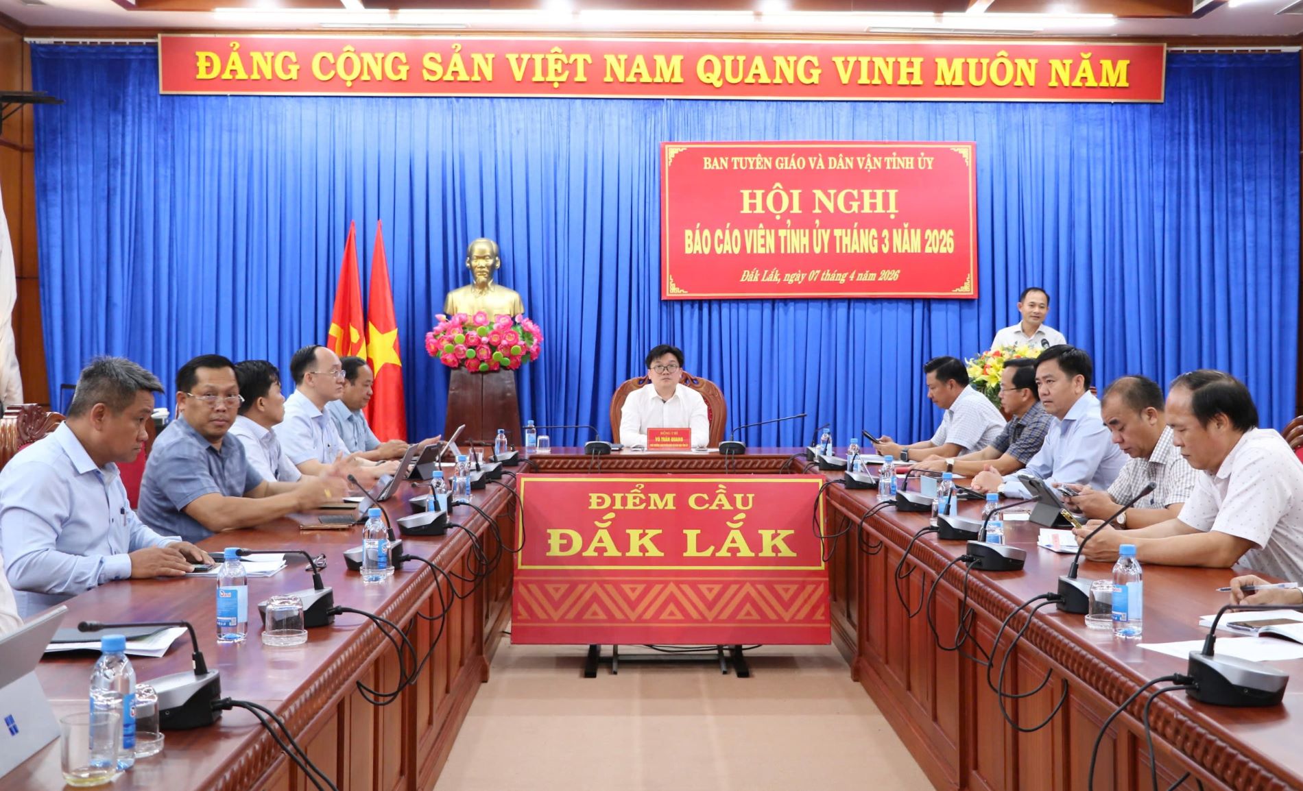 Hội nghị báo cáo viên Tỉnh ủy tháng 3/2026