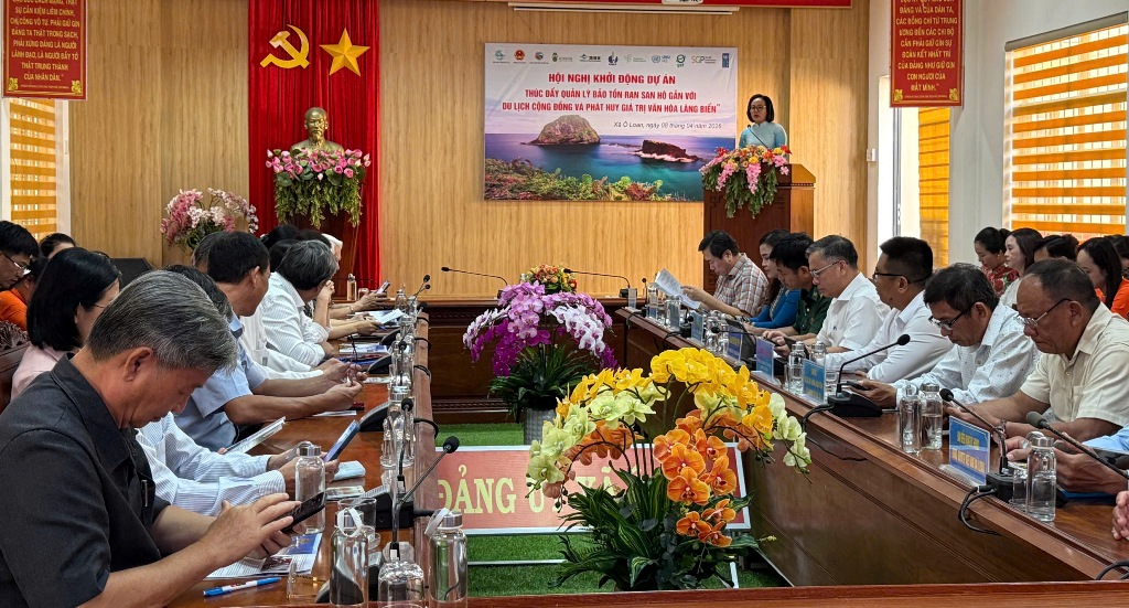 Khởi động Dự án thúc đẩy quản lý bảo tồn rạn san hô gắn với phát triển du lịch cộng đồng tại xã Ô Loan
