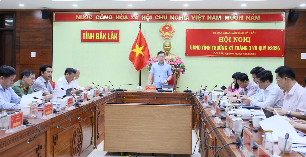 Phân công nhiệm vụ công tác của Chủ tịch và các Phó Chủ tịch UBND tỉnh Đắk Lắk