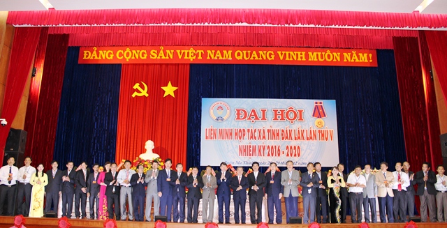 Đại hội Liên minh hợp tác xã (HTX) tỉnh Đắk Lắk lần thứ V, nhiệm kỳ 2016-2020