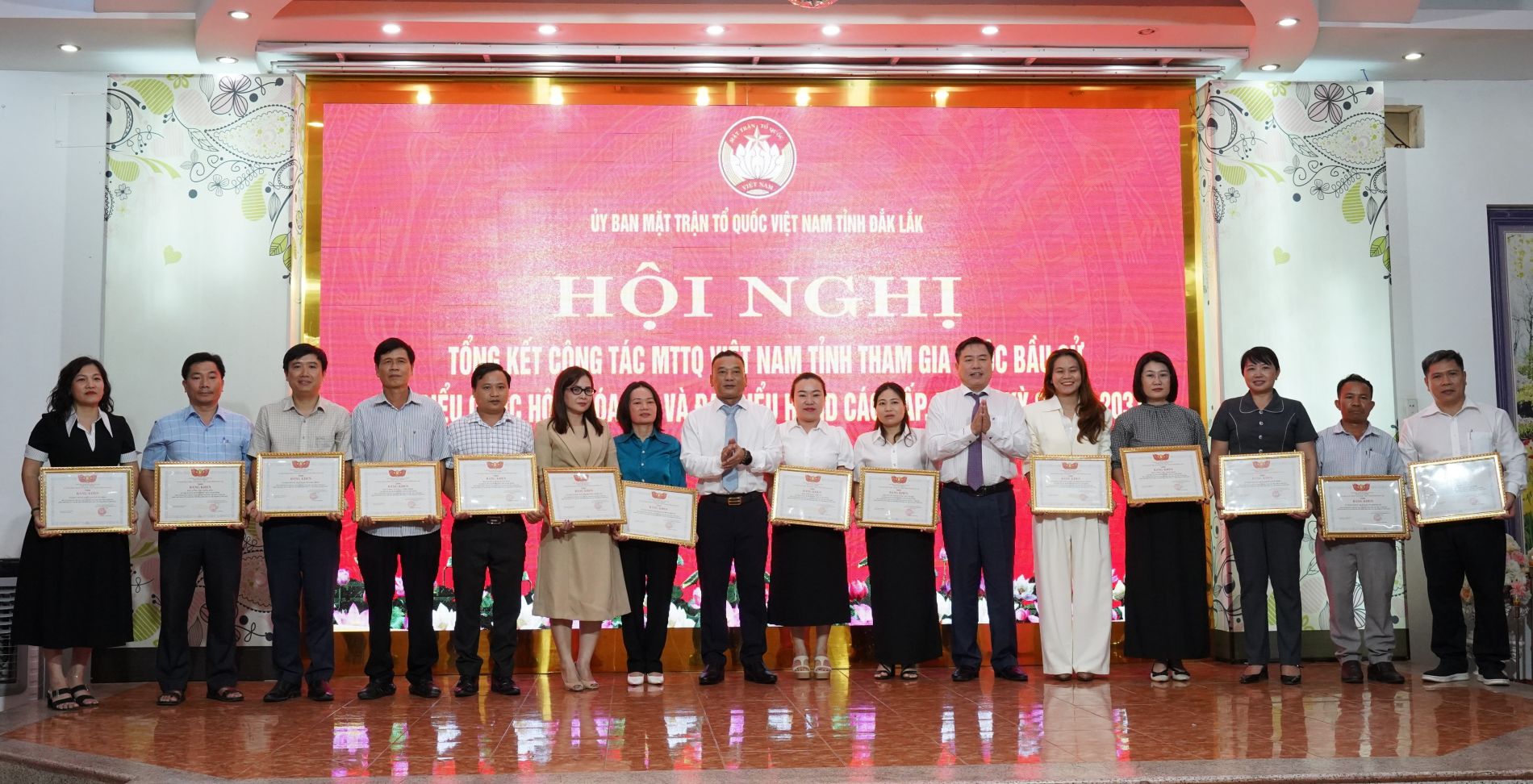 Tổng kết công tác Mặt trận Tổ quốc Việt Nam tỉnh Đắk Lắk tham gia cuộc bầu cử đại biểu Quốc hội khóa XVI và đại biểu HĐND các cấp