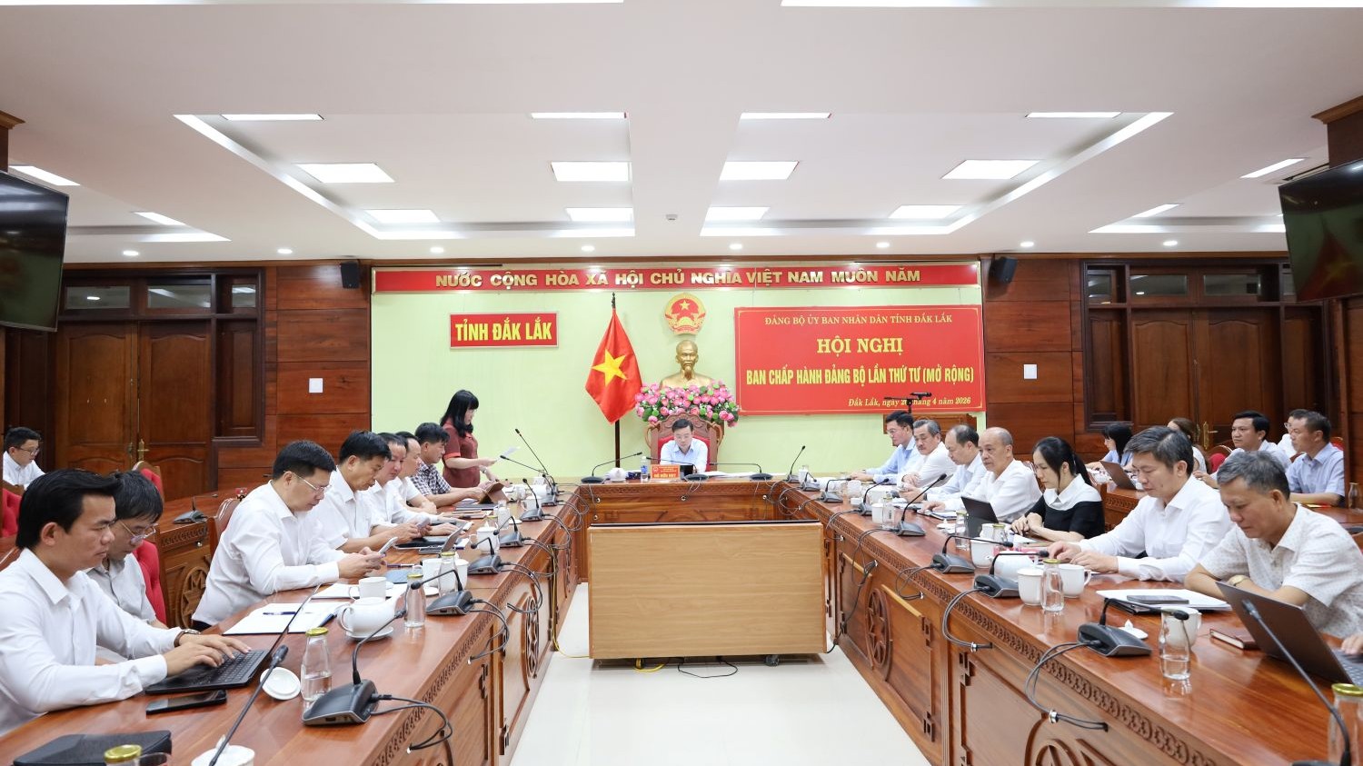 Hội nghị Ban Chấp hành Đảng bộ UBND tỉnh lần thứ Tư, nhiệm kỳ 2025-2030