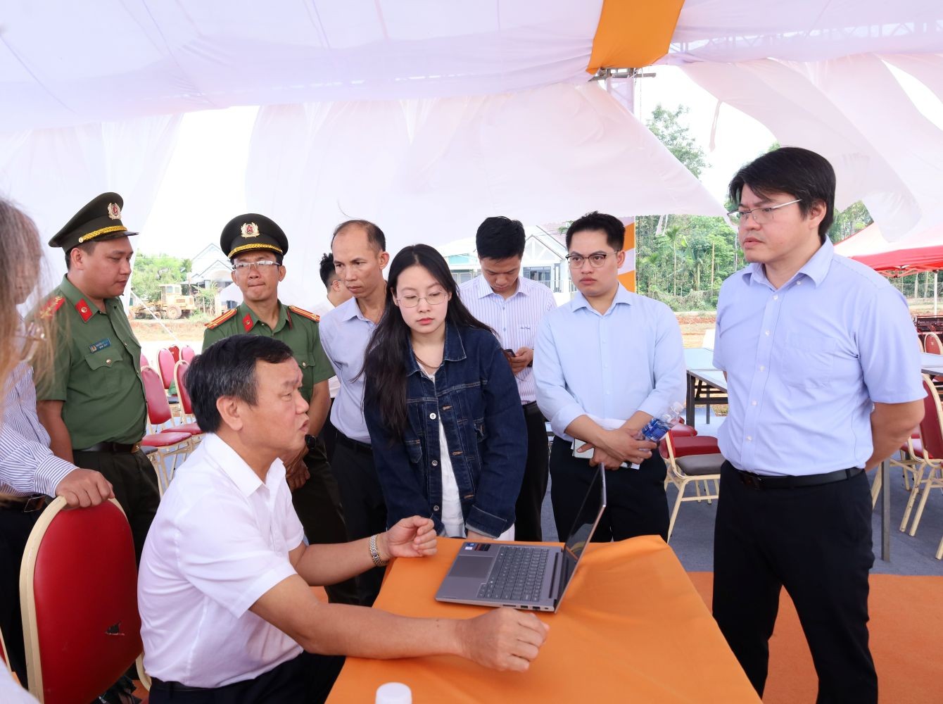 Phó Chủ tịch UBND tỉnh Đào Mỹ kiểm tra công tác chuẩn bị Lễ khởi công Khu công nghiệp Phú Xuân