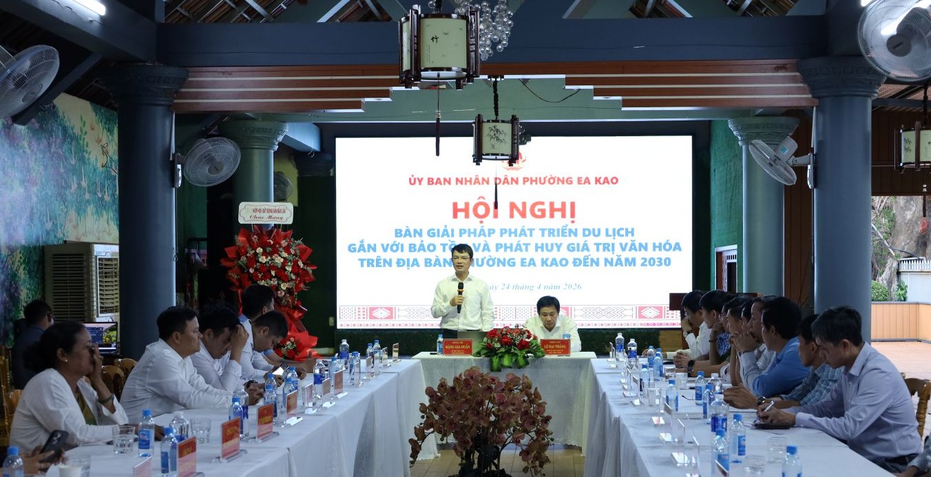 Phường Ea Kao bàn giải pháp phát triển du lịch gắn với bảo tồn và phát huy giá trị văn hóa trên địa bàn đến năm 2030