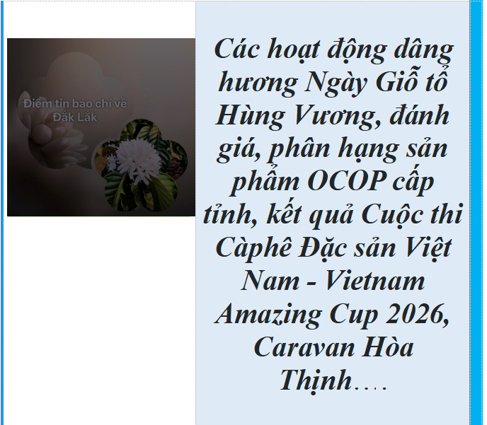 Thông tin báo chí ngày 27/4/2026.