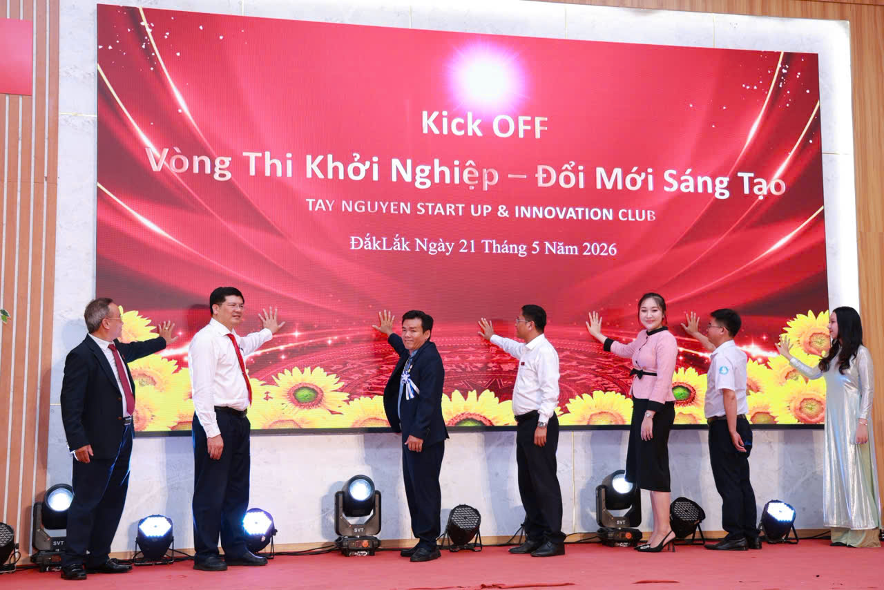 Đại học Tây Nguyên khởi động Ngày hội "Thắp sáng ý tưởng khởi nghiệp" cho sinh viên năm 2026