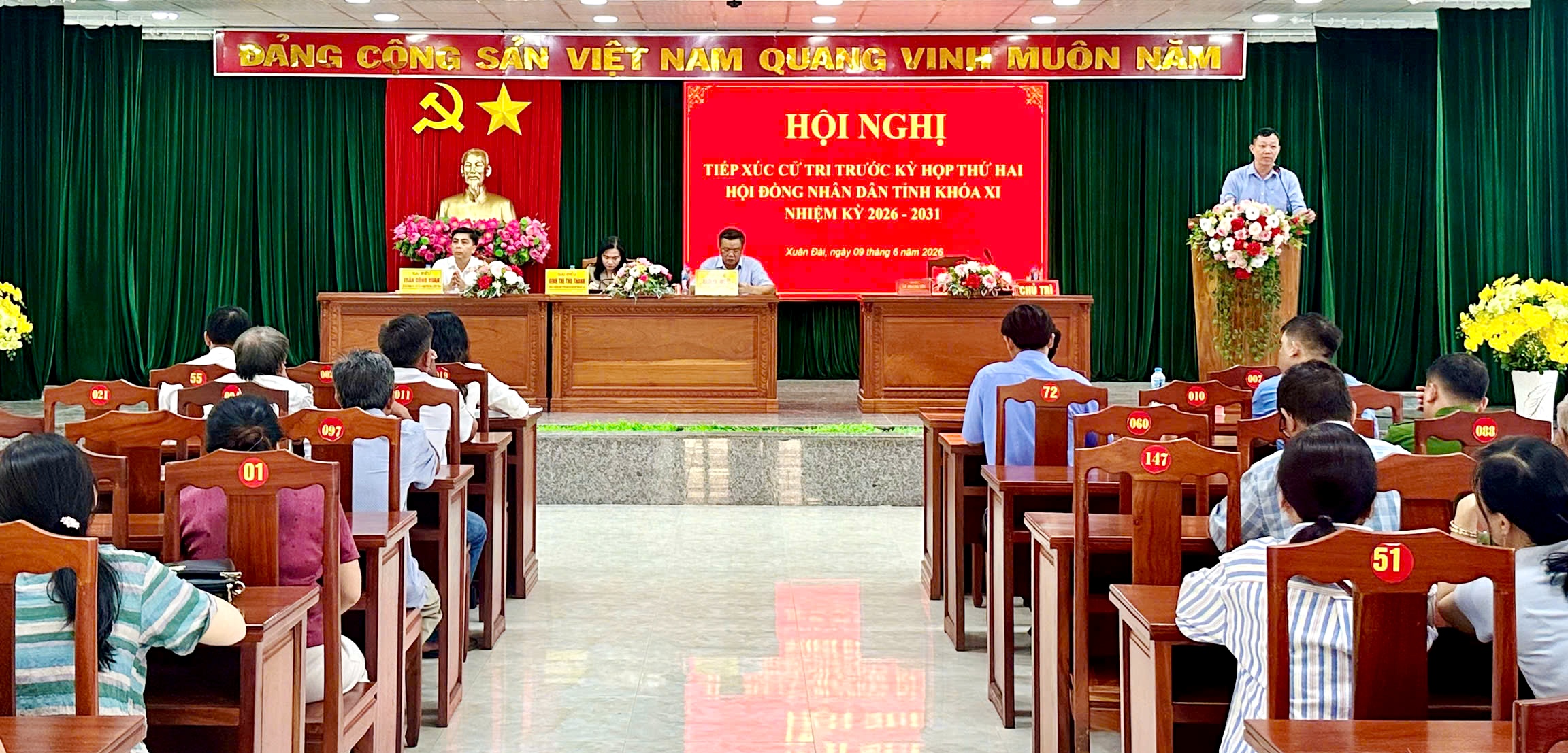 Tổ đại biểu số 5 HĐND tỉnh tiếp xúc cử tri phường Xuân Đài