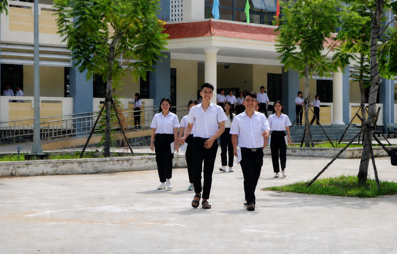 Thí sinh nhận định đề thi môn Ngữ văn thú vị, vừa sức