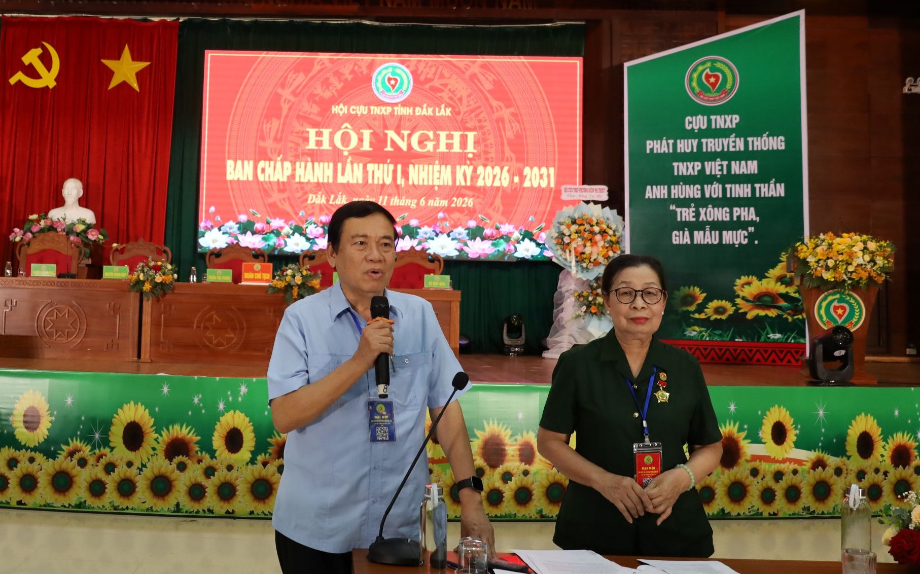 Phiên thứ nhất Đại hội Đại biểu Hội cựu thanh niên xung phong tỉnh Đắk Lắk khóa I, nhiệm kỳ 2026 – 2031