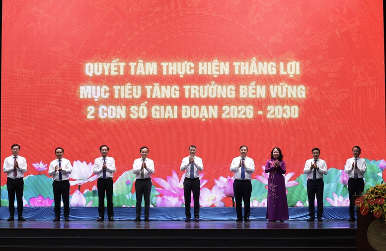 Thủ tướng Chính phủ Lê Minh Hưng phát động phong trào thi đua quyết tâm thực hiện thắng lợi mục tiêu tăng trưởng bền vững “2 con số”