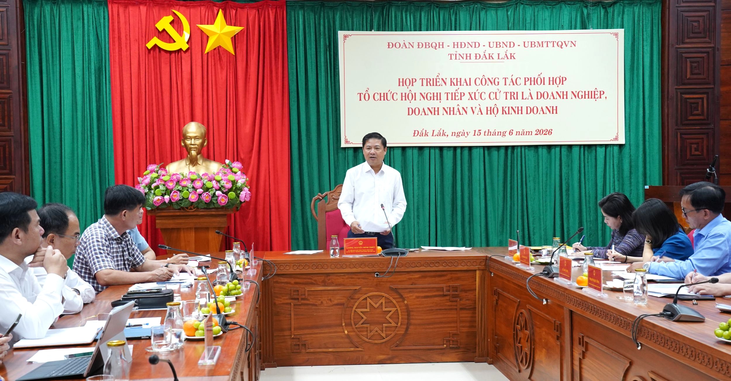 Chuẩn bị tổ chức hiệu quả Hội nghị tiếp xúc cử tri và đối thoại với doanh nghiệp, hợp tác xã, hộ kinh doanh