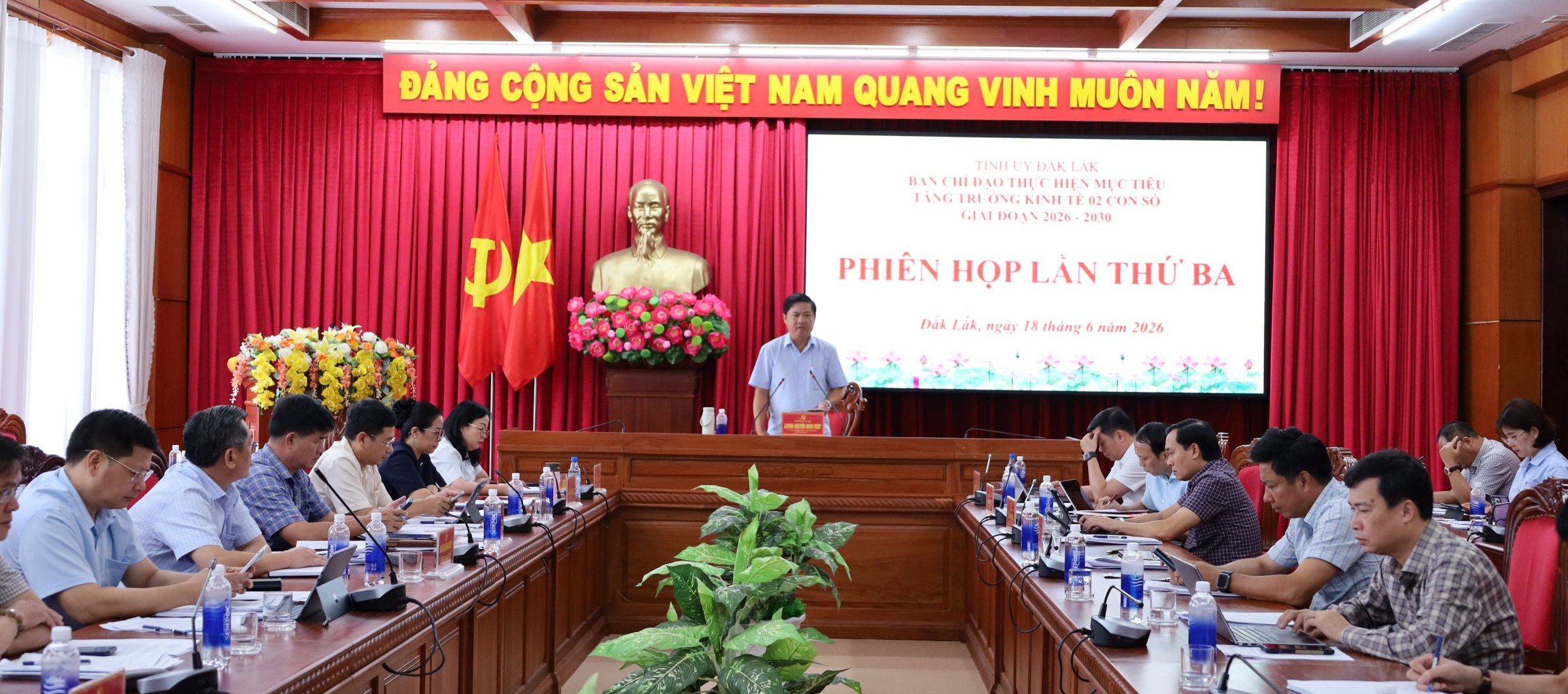 Bí thư Tỉnh ủy Lương Nguyễn Minh Triết: Quyết liệt tháo gỡ "điểm nghẽn", siết chặt kỷ cương để bứt phá tăng trưởng hai con số