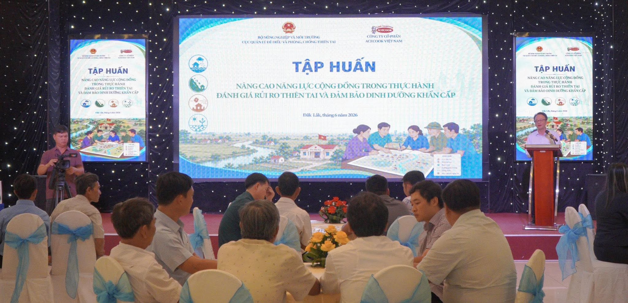 Nâng cao năng lực phòng, chống thiên tai và đảm bảo dinh dưỡng khẩn cấp cho lực lượng cơ sở