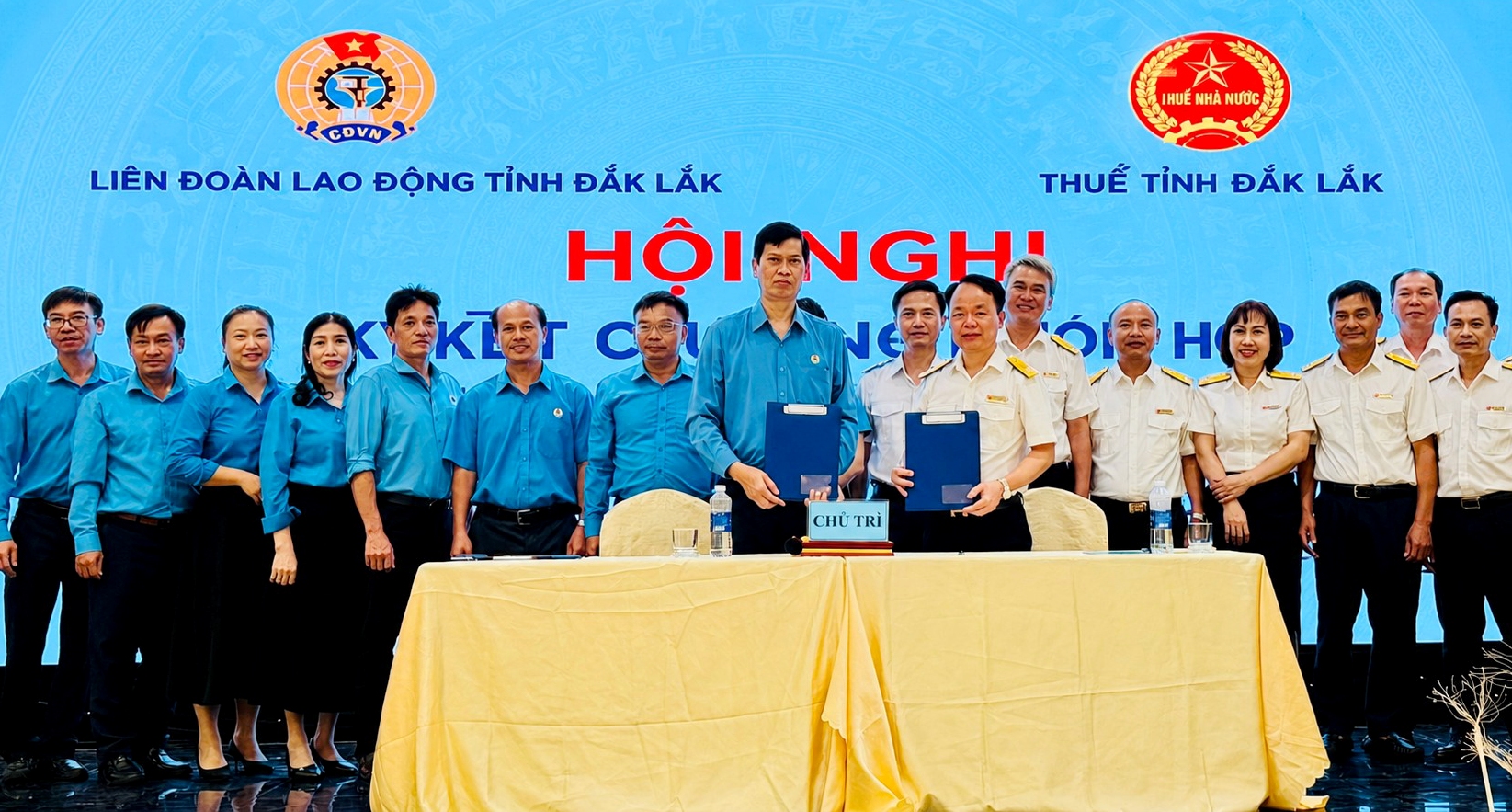 Liên đoàn Lao động tỉnh và Thuế tỉnh ký kết Quy chế phối hợp về thu kinh phí công đoàn