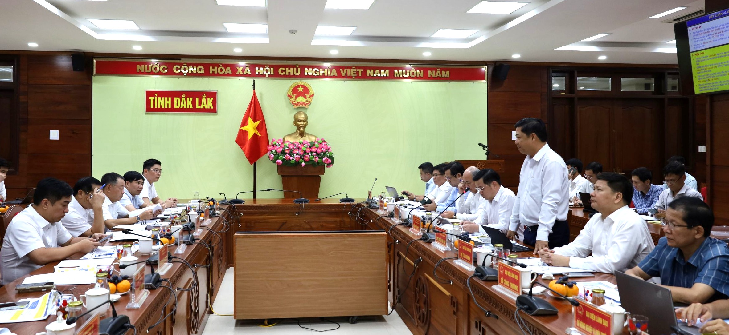 UBND tỉnh Đắk Lắk làm việc với Tập đoàn Đèo Cả về phương án đầu tư tuyến cao tốc Phú Yên – Đắk Lắk
