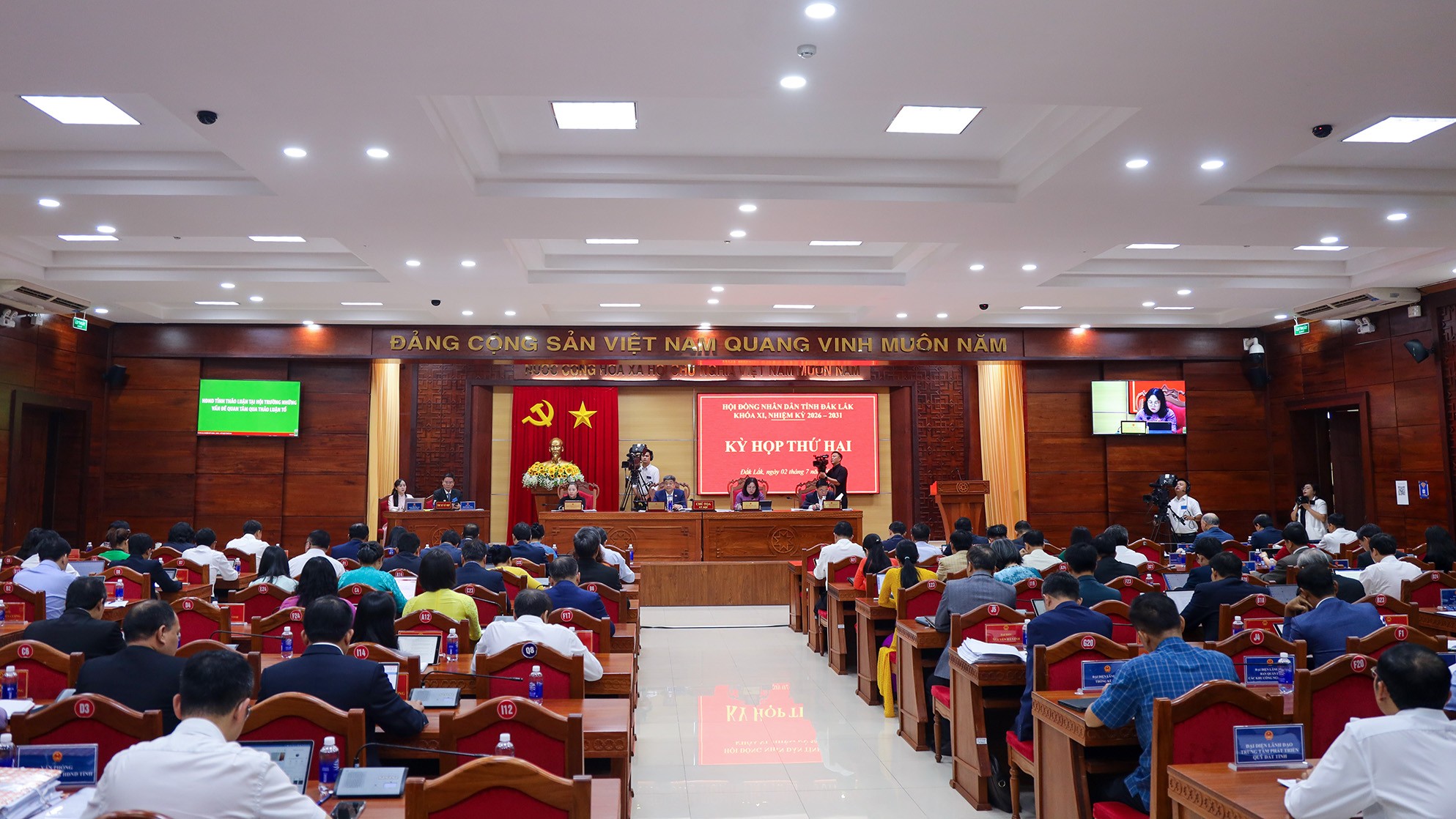 Kỳ họp thứ Hai, HĐND tỉnh khóa XI thảo luận tập trung tại hội trường nhiều nội dung quan trọng