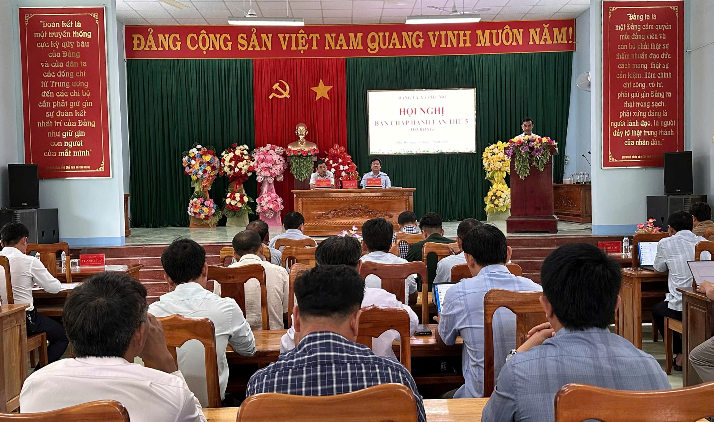 Đảng bộ xã Phú Mỡ đánh giá kết quả thực hiện nhiệm vụ 6 tháng đầu năm