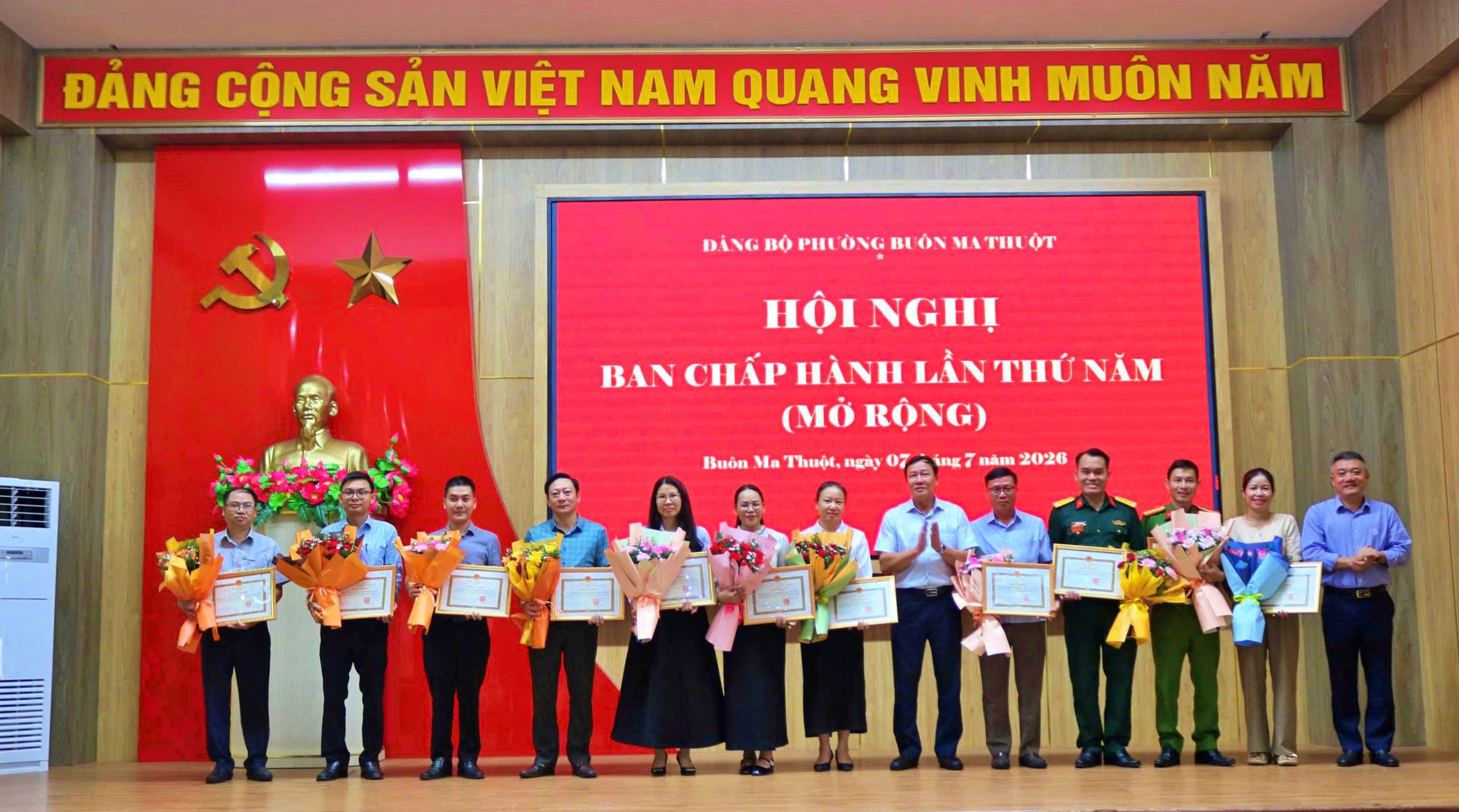Hội nghị Ban Chấp hành Đảng bộ phường Buôn Ma Thuột lần thứ Năm (mở rộng)