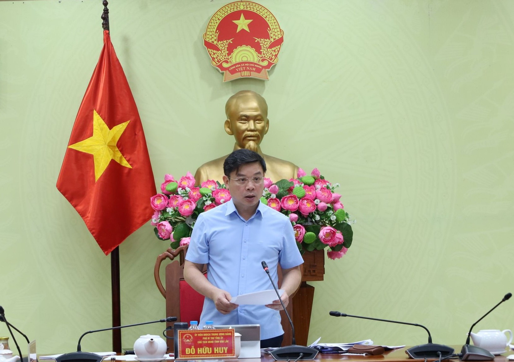 Chủ tịch UBND tỉnh Đỗ Hữu Huy yêu cầu hoàn thành đấu giá tài sản công dôi dư trước tháng 9/2026