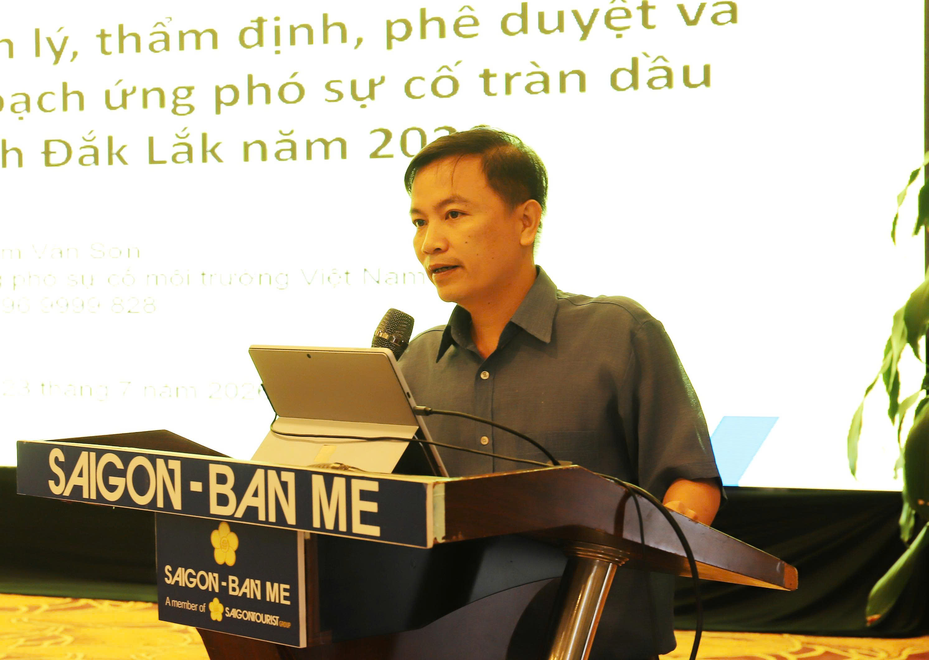 Chủ động phương châm “4 tại chỗ” trong phòng ngừa và ứng phó sự cố tràn dầu tại Đắk Lắk