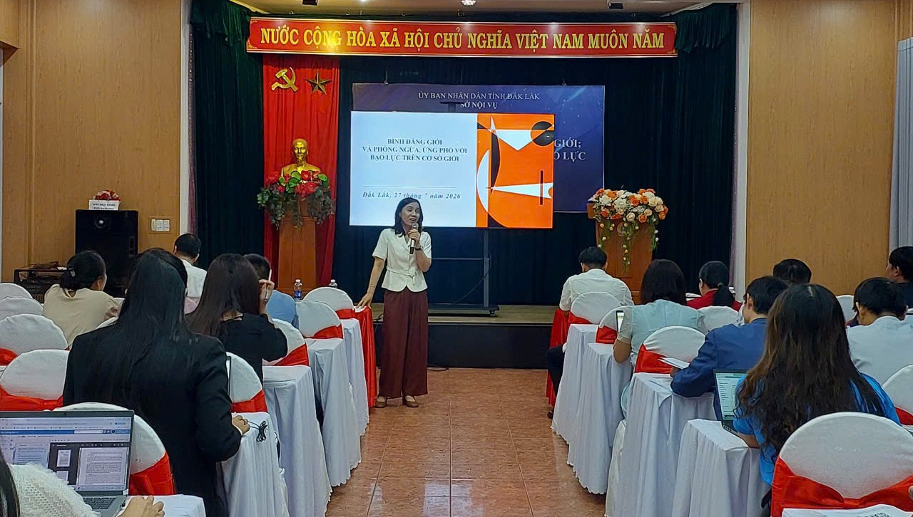 Tập huấn nâng cao năng lực công tác bình đẳng giới và phòng ngừa bạo lực trên cơ sở giới