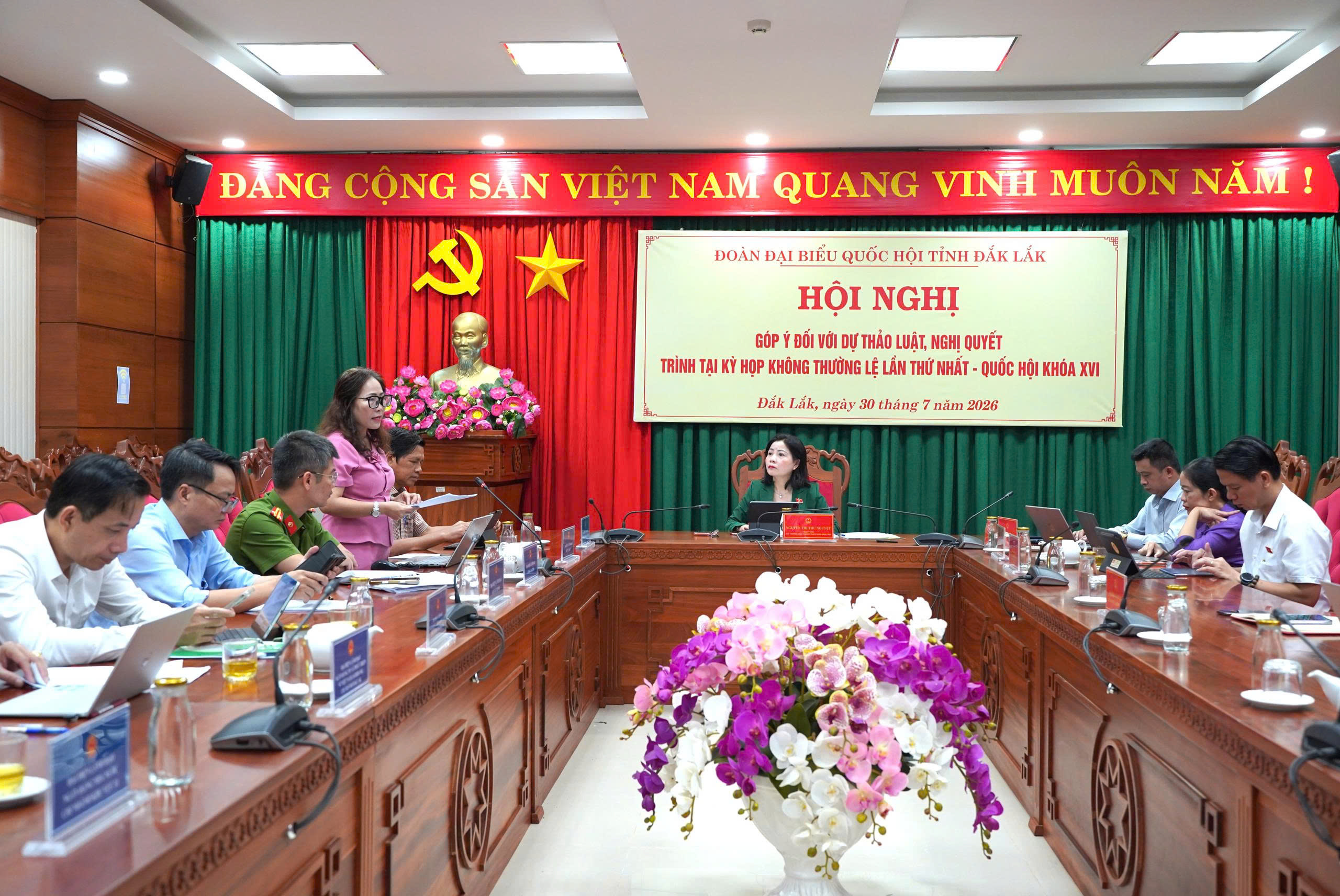 Góp ý các dự thảo Luật, Nghị quyết trình Kỳ họp không thường lệ lần thứ nhất, Quốc hội khóa XVI
