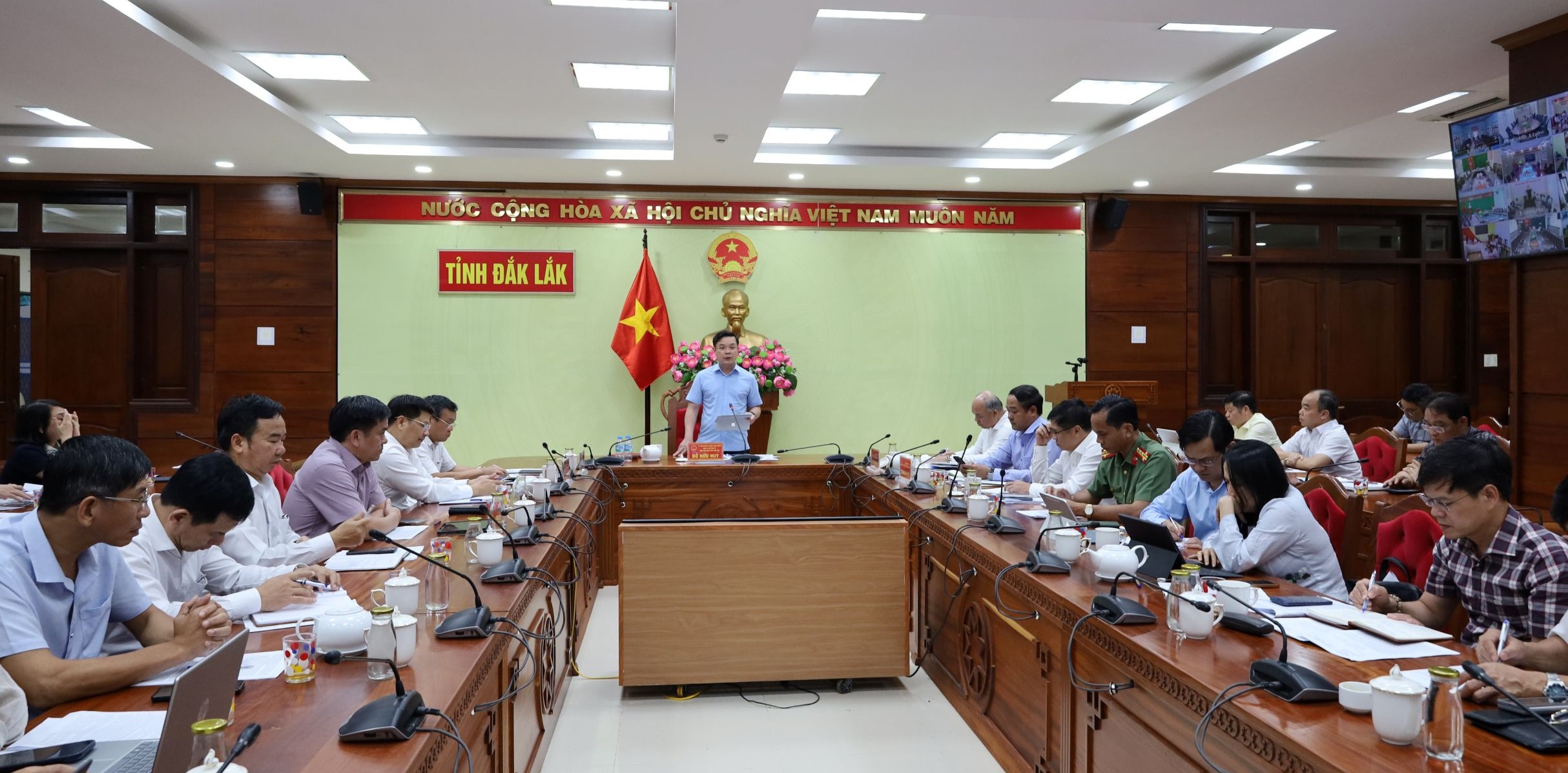 Chủ tịch UBND tỉnh Đỗ Hữu Huy: Quyết liệt đẩy nhanh tiến độ giải ngân đầu tư công theo nguyên tắc "6 rõ"