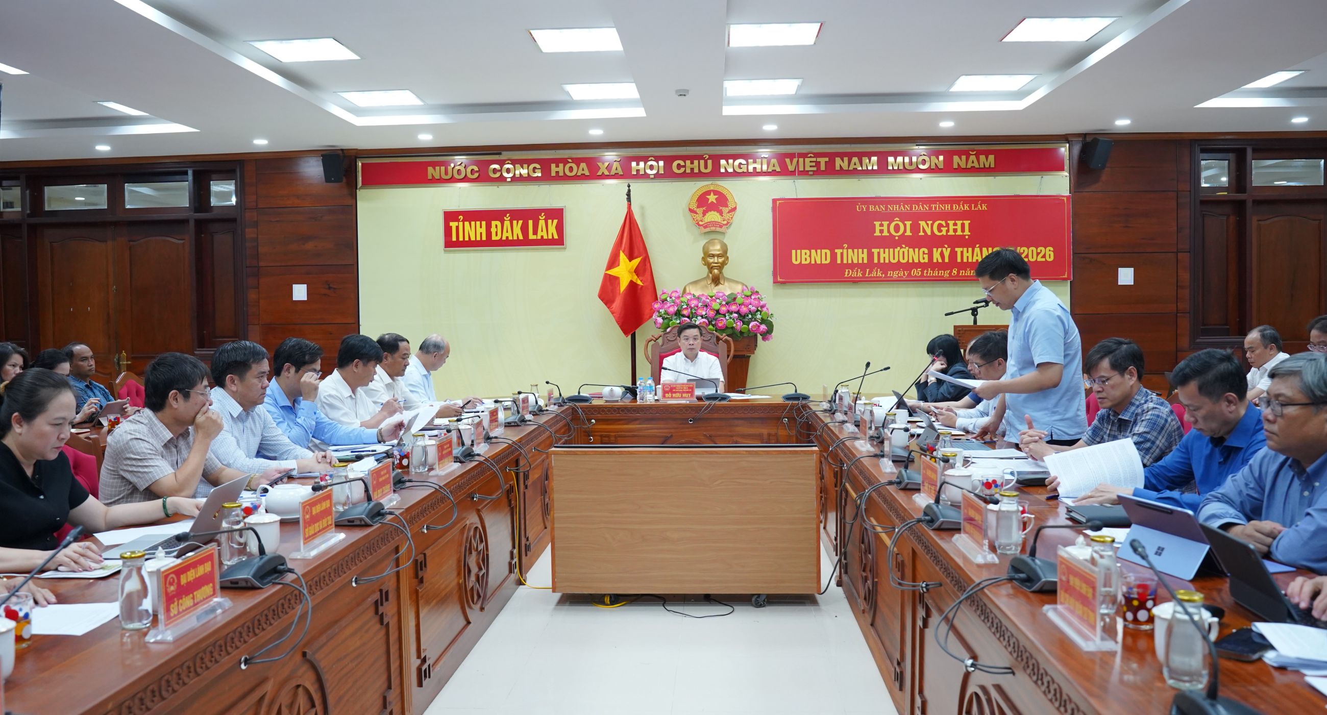Hội nghị UBND tỉnh Đắk Lắk thường kỳ tháng 7/2026