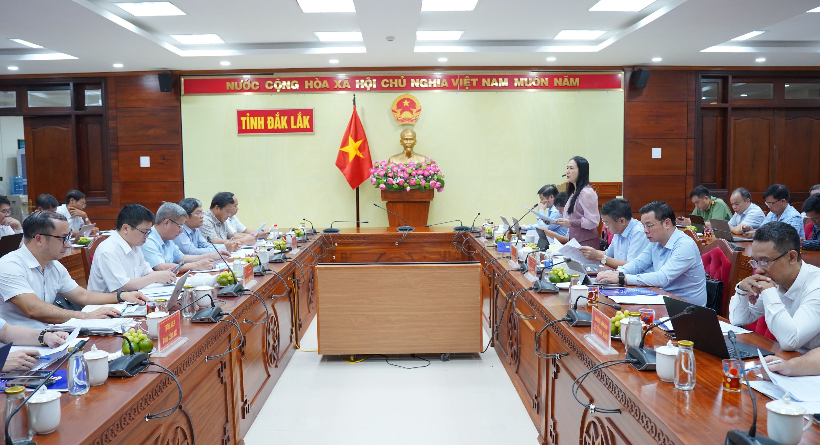 Thứ trưởng Bộ Công Thương Trương Thanh Hoài làm việc với tỉnh Đắk Lắk về phát triển công nghiệp, năng lượng