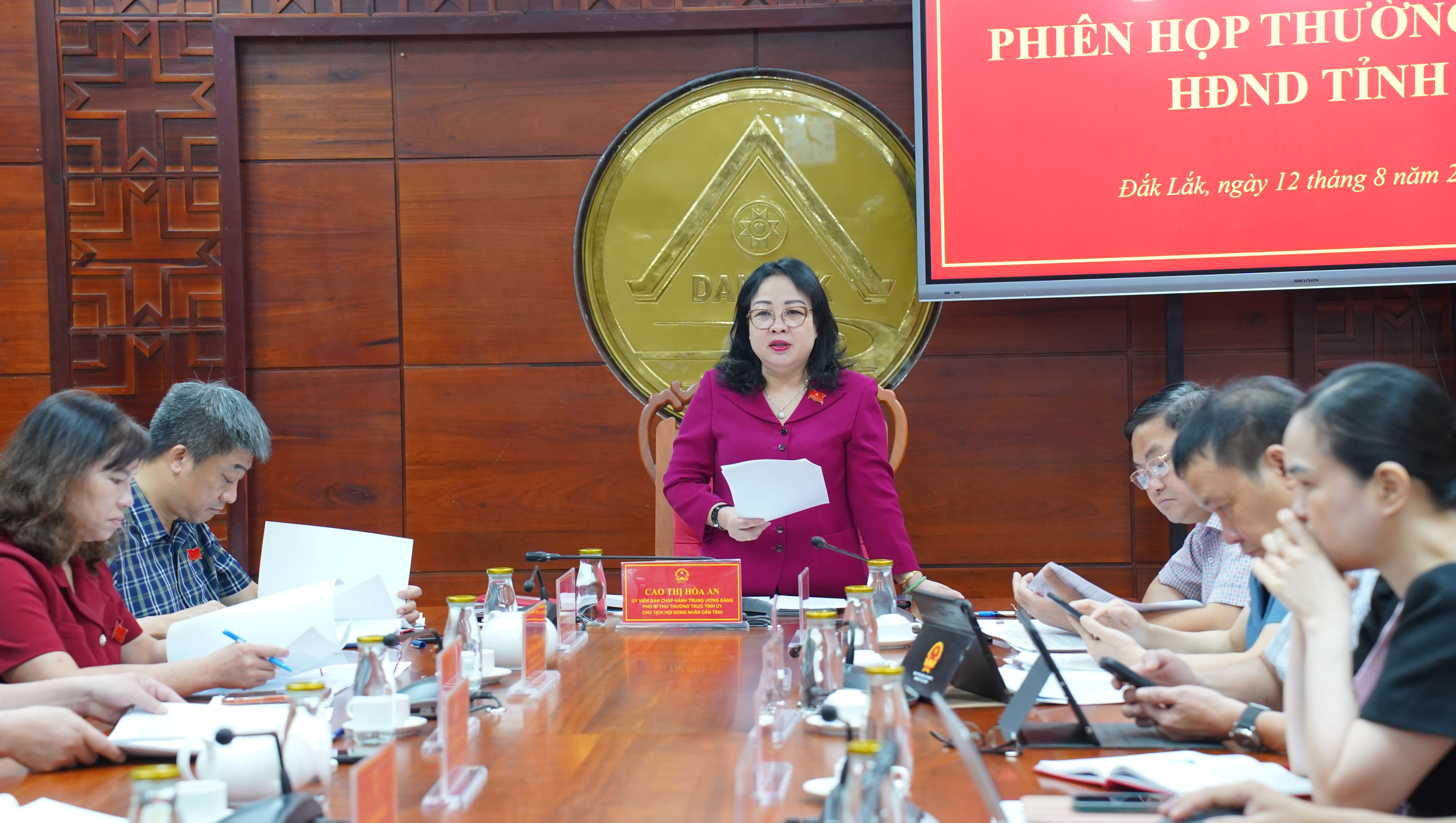Phiên họp Thường trực HĐND tỉnh Đắk Lắk định kỳ lần thứ hai tháng 8/2026