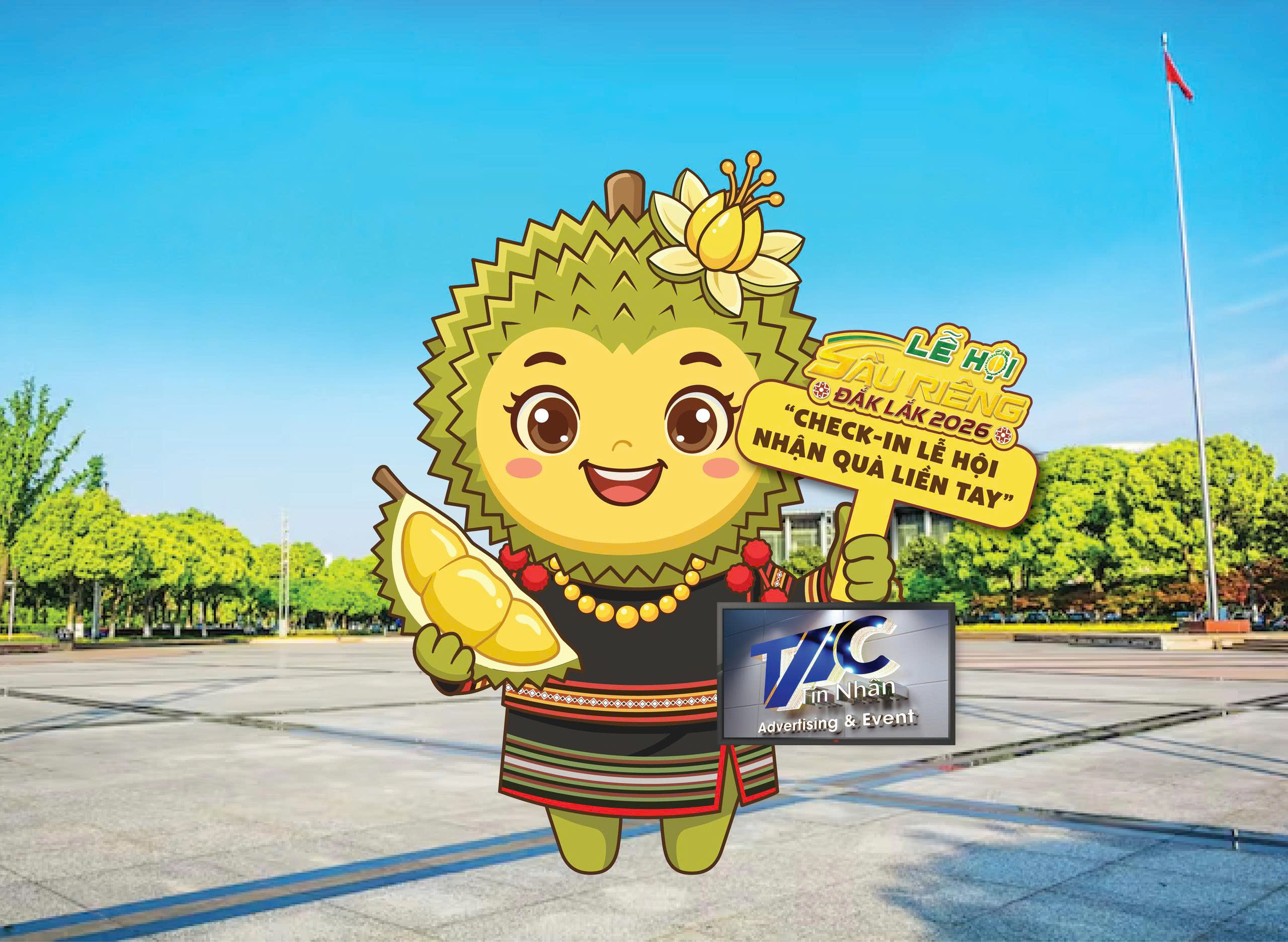 Hàng nghìn voucher dành tặng du khách khi check-in Lễ hội Sầu riêng