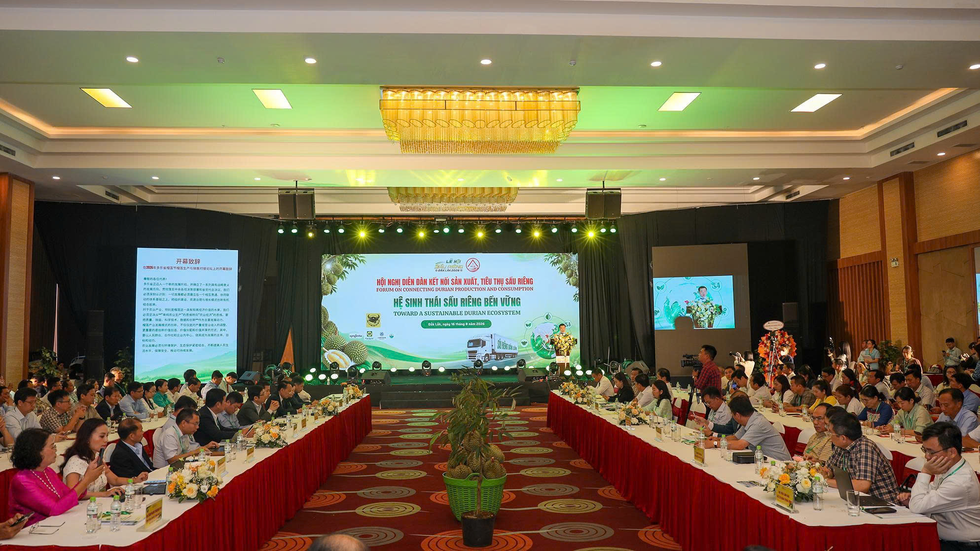 Hội nghị Diễn đàn “Kết nối sản xuất, tiêu thụ sầu riêng – Hệ sinh thái sầu riêng bền vững”
