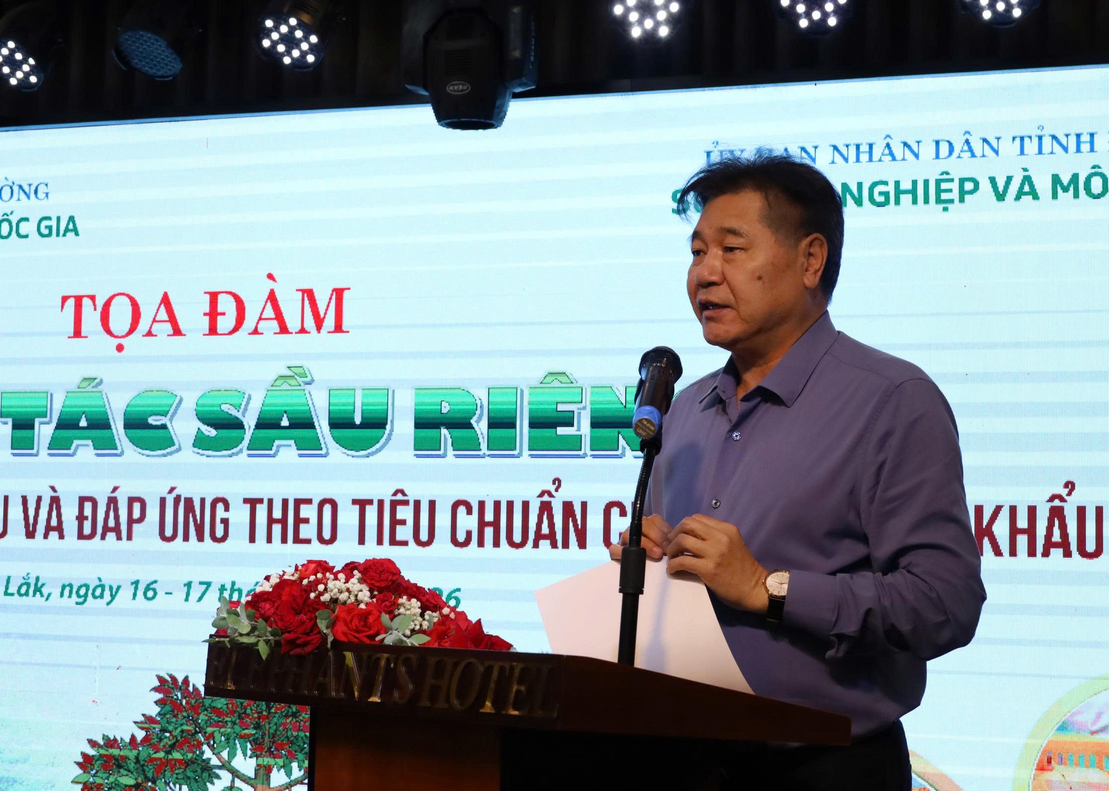 Tọa đàm “Canh tác sầu riêng thích ứng với biến đổi khí hậu và đáp ứng tiêu chuẩn của thị trường nhập khẩu”
