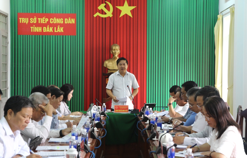 Bí thư Tỉnh ủy Đắk Lắk Lương Nguyễn Minh Triết tiếp công dân định kỳ tháng 8/2026