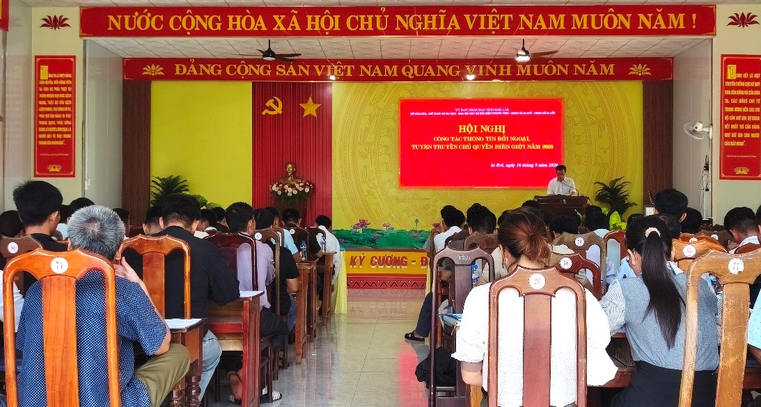 Tăng cường công tác thông tin đối ngoại, tuyên truyền chủ quyền, biên giới năm 2026