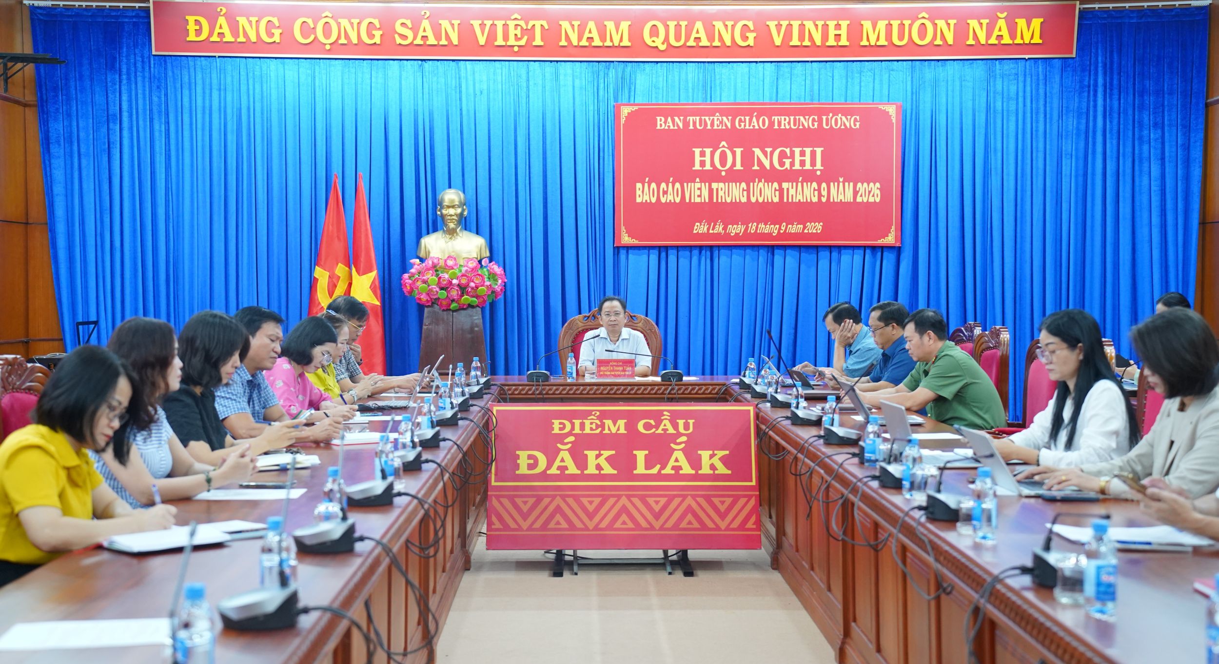 Hội nghị báo cáo viên Trung ương tháng 9/2026