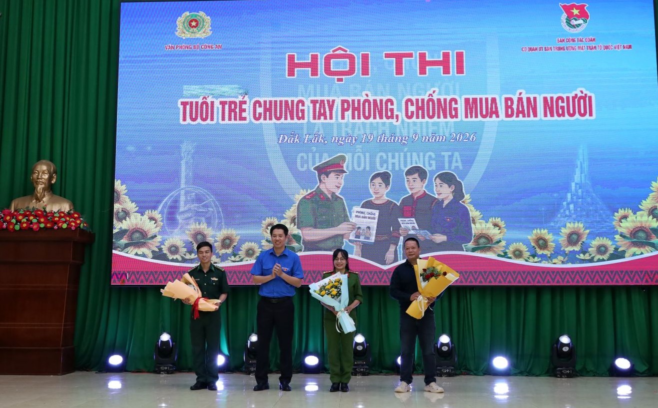 Sôi nổi Hội thi “Tuổi trẻ chung tay phòng, chống mua bán người” năm 2026