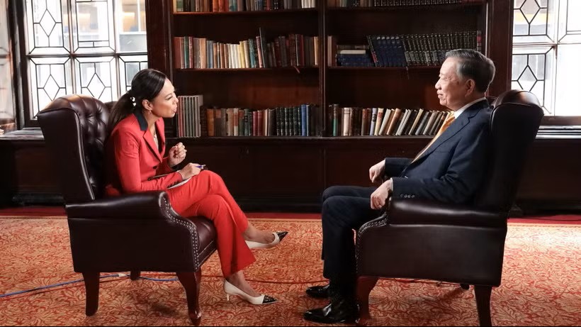 Tổng Bí thư, Chủ tịch nước Tô Lâm trả lời phỏng vấn kênh truyền hình Bloomberg TV