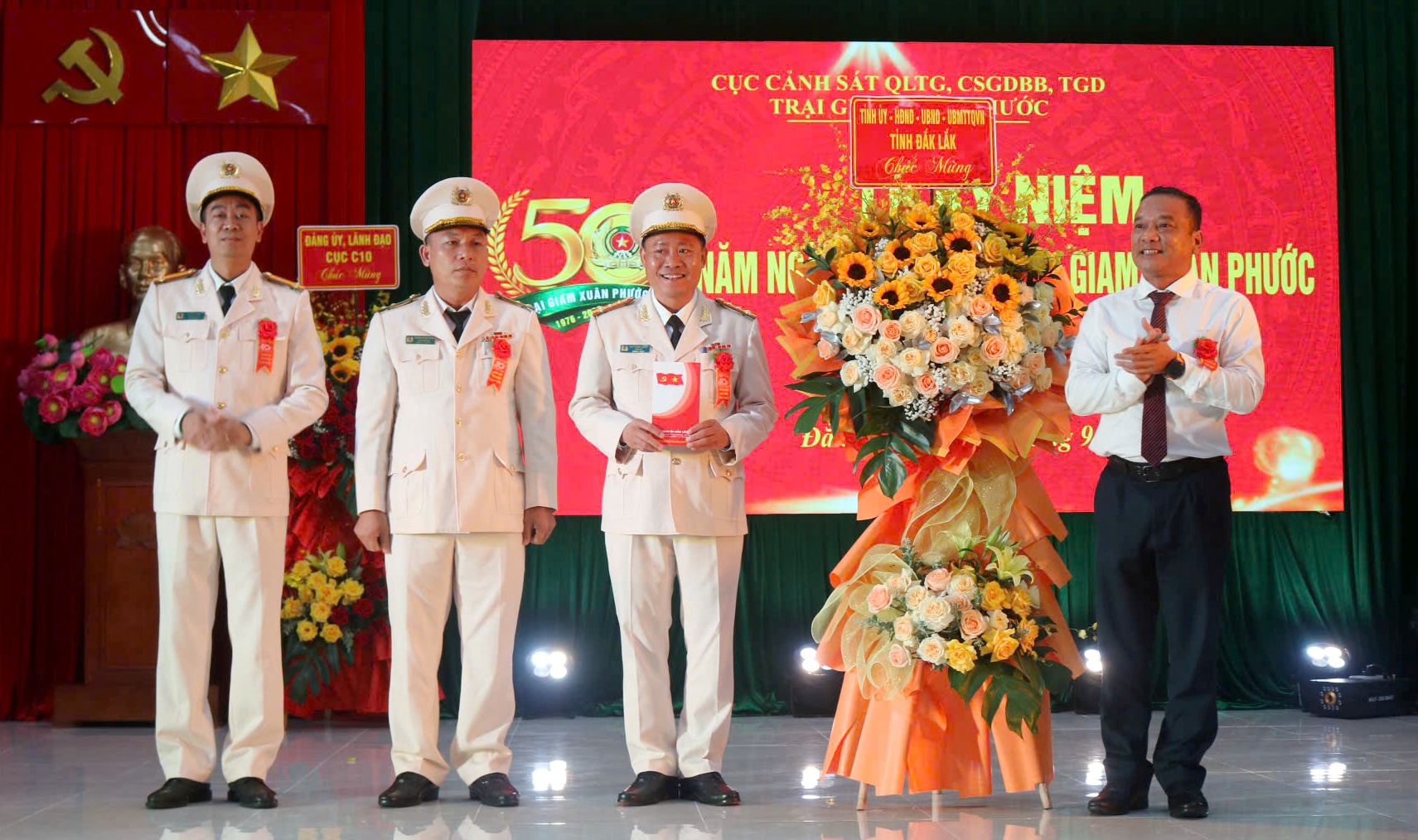 Trại giam Xuân Phước kỷ niệm 50 năm thành lập