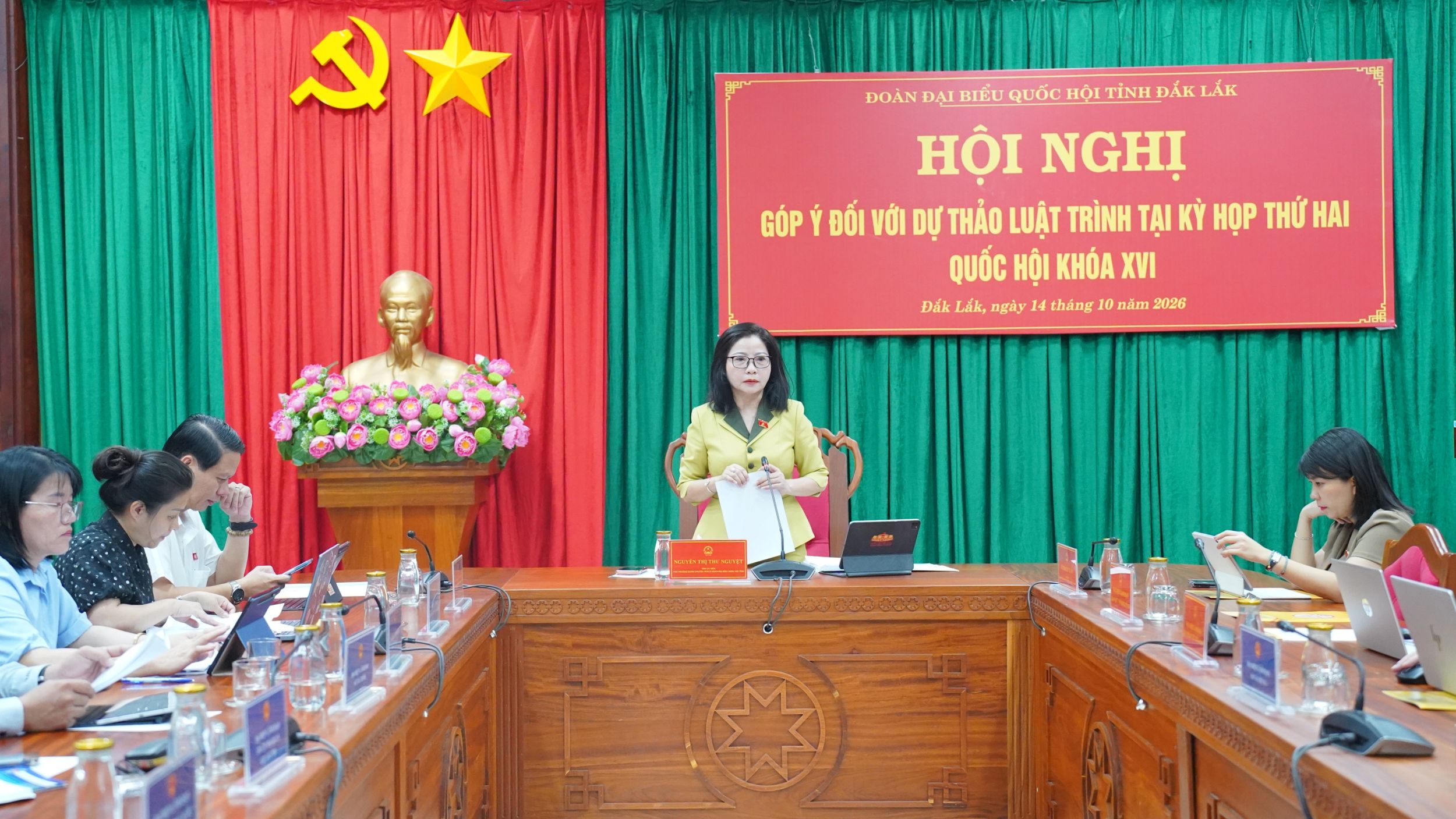 Đoàn đại biểu Quốc hội tỉnh Đắk Lắk góp ý đối với các dự thảo Luật