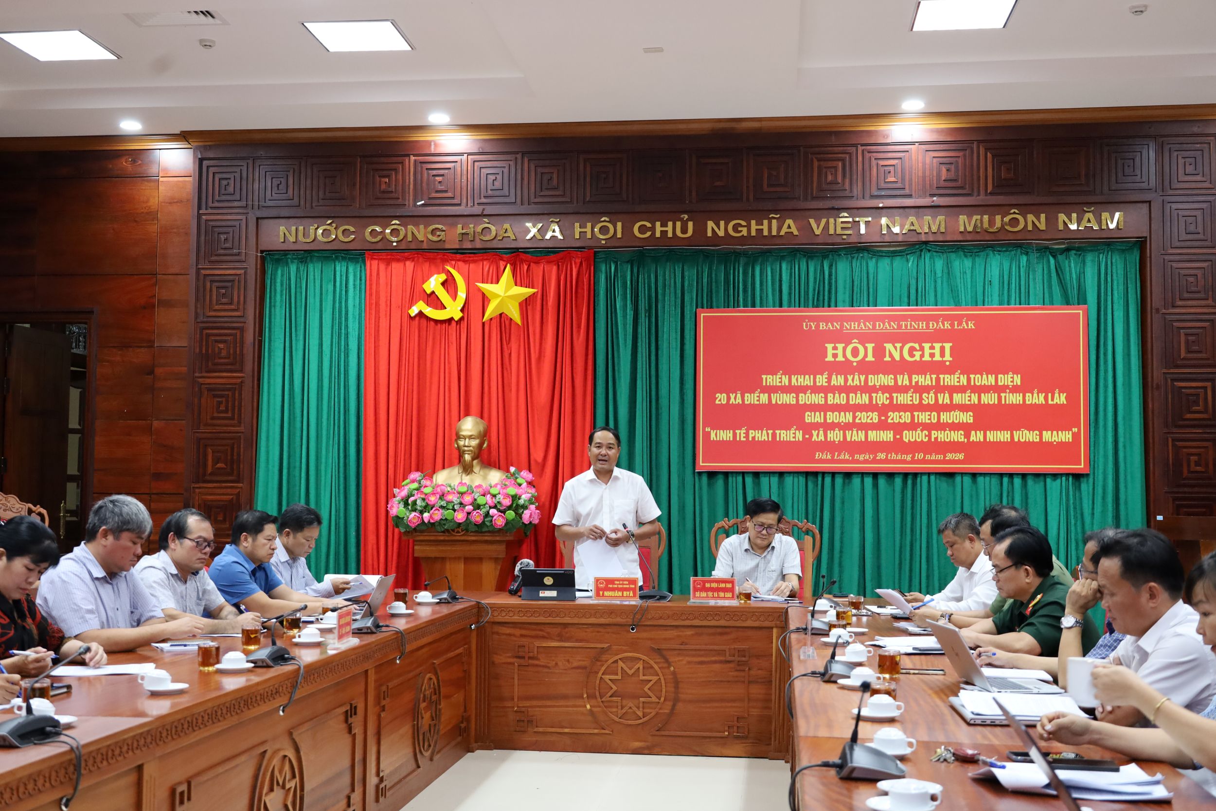 Đắk Lắk triển khai Đề án xây dựng và phát triển toàn diện 20 xã điểm vùng đồng bào dân tộc thiểu số và miền núi  giai đoạn 2026 - 2030